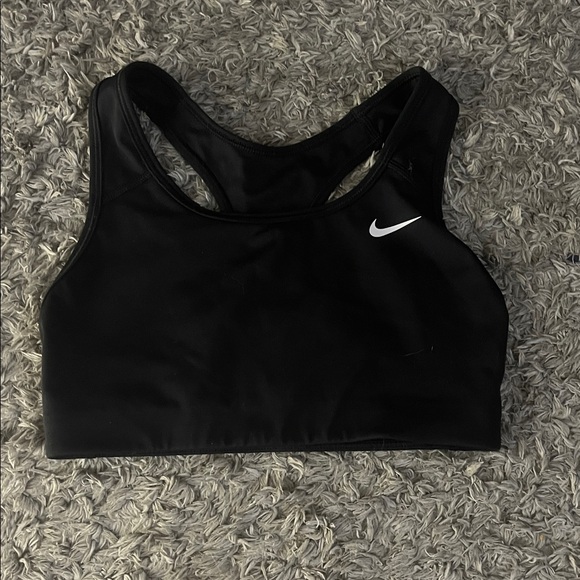 Nike Black Racerback Sports Bra - Picture 1 of 2